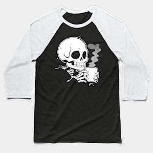 Funny Skeleton Goth Men Women Funny Halloween Baseball T-Shirt